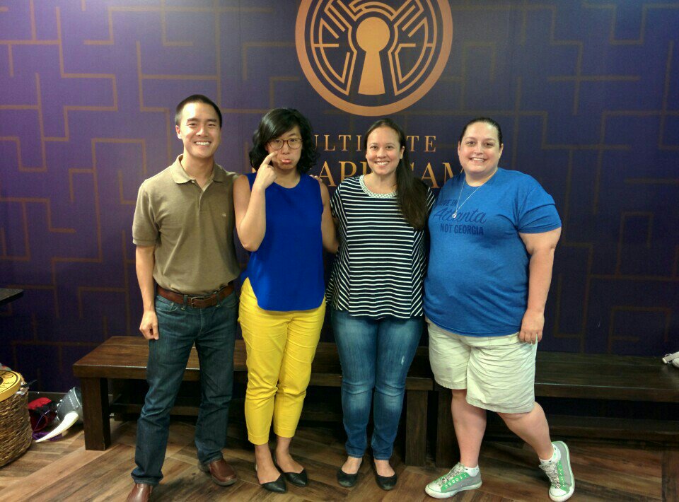 TD2timeMVP's tweet photo. Taking on Enigma at @iEscapedATL. 😎 🔍 #ultimateescapegame #teambadmath (at @atlantaescape) https://t.co/LIEjhXrOHj https://t.co/tsw539nkYO