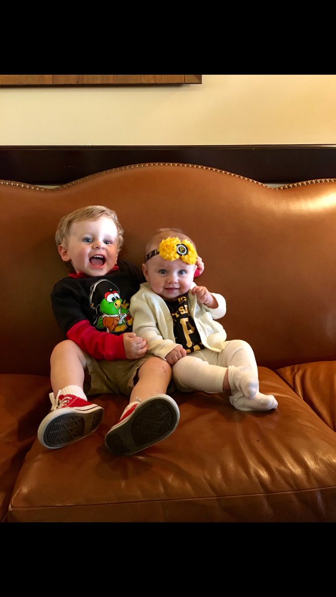 LiebertMike's tweet photo. @pirates hoping for a win on ours and Jameson tailons first mlb baseball game. #scoreboardpix #letsgobucs #bucn https://t.co/ZPYGupysAA