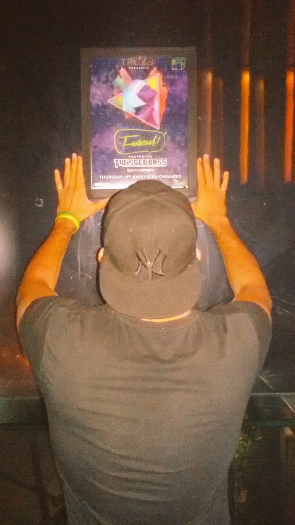 Twisted_Bass's tweet photo. Making sure it's set properly for tomorrow at @TrilogyMumbai 
#FuXoCool Thursday in #Mumbai https://t.co/PCOjPxOojB