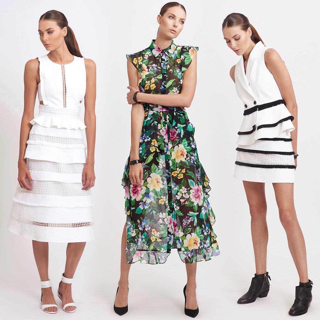 The epitome of #NYC chic: PreO <a href="/Marissa_Webb_/">MARISSA WEBB</a>'s relaxed #ruffles + #striped separates moda.cm/MarissaWebbR17