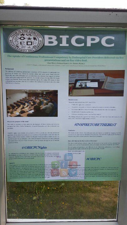 EMSgathering's tweet image. Some of the poster presentations on show at @EMSgathering #EMSG16 #obicpc