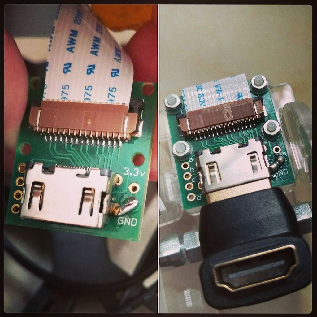tallika_fan's tweet photo. Not pretty but it works. Hdmi camera extender mod for the #raspberrypi from #PetitStudio via @tindie … https://t.co/gTLD4NdTdS