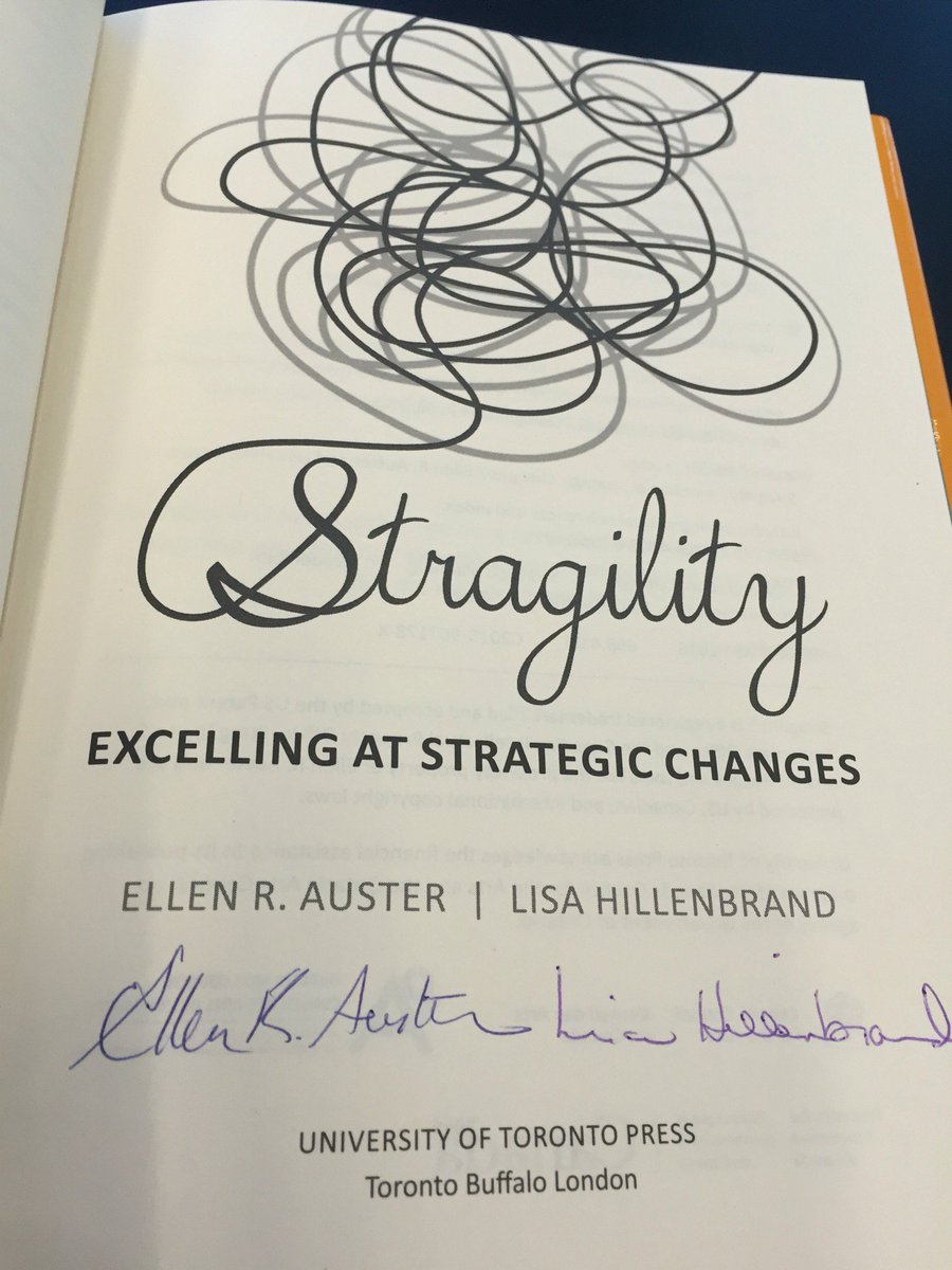 MarkOrlan's tweet photo. Supporting my #Schulich colleague at her book launch #Stragility (at @rotmanschool) https://t.co/m8JpS9zgys https://t.co/DwWVNFdgdt