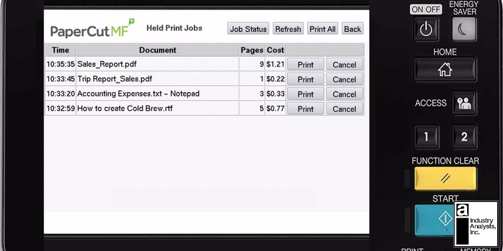 aslawetsky's tweet image. #PaperCut MF interface refresh on #Toshiba bit.ly/1YeUSXm @PaperCutDev @ToshibaMPS