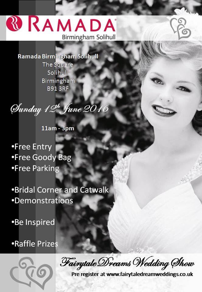 #weddinghour we have a great #wedding show this Sunday in #Solihull at <a href="/ramadasolihull/">Ramada Solihull</a> over 30 exhibitors