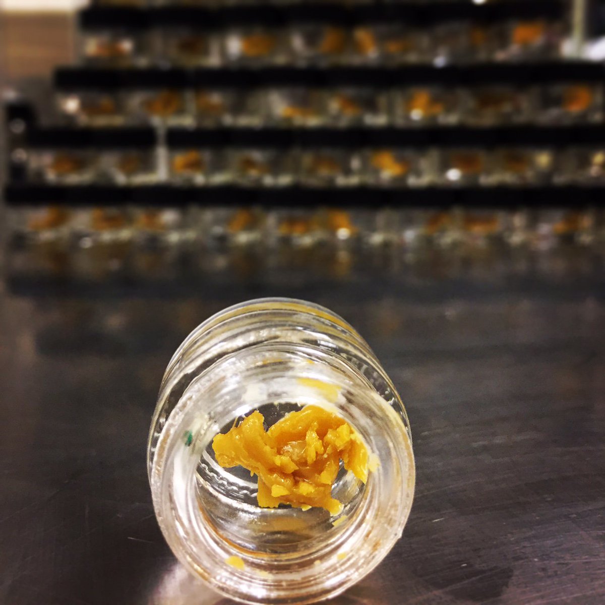 GiddyupE's tweet photo. Up close and personal with our Cherry Diesel Live Resin #cherrydiesel #liveresin #giddyupextracts #giddyup #dab https://t.co/7FNZL3cxng