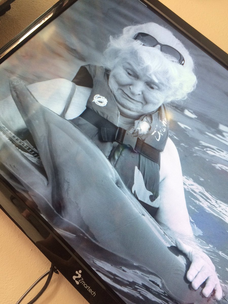 savcmiller_'s tweet photo. so my grandma swam with dolphins today https://t.co/gCYQ7sFCj1