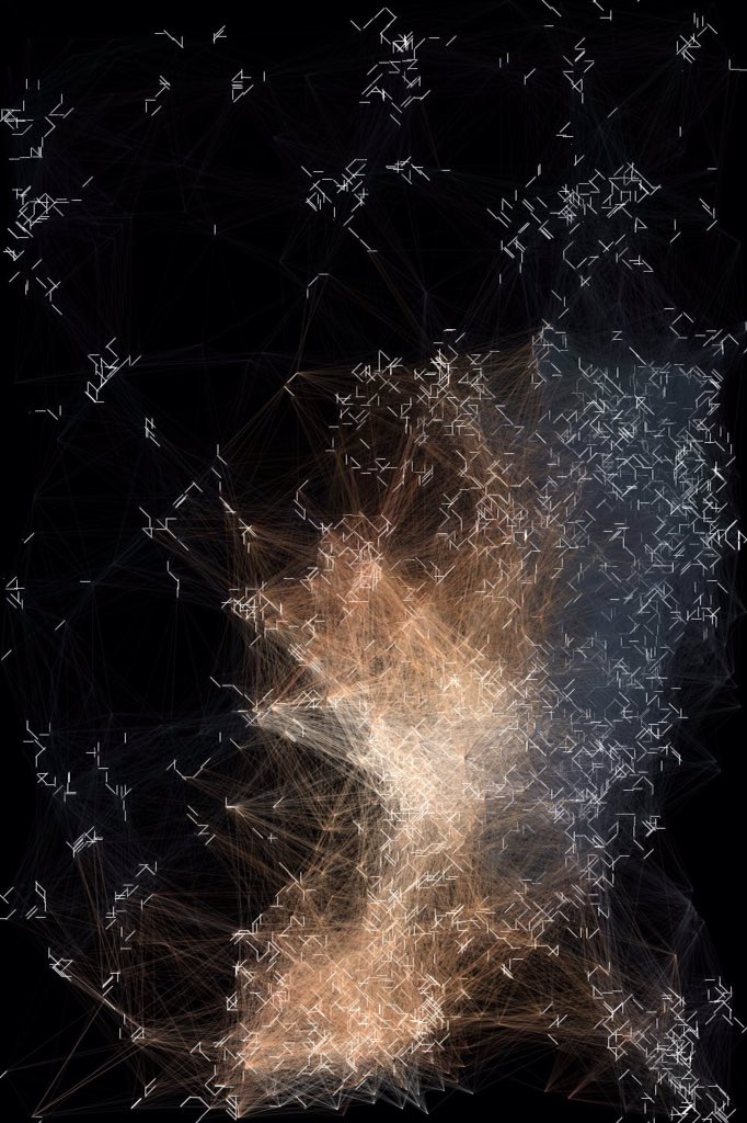 visualcodepoems's tweet image. Images inspired by giant natural webs #code #poetry #nature