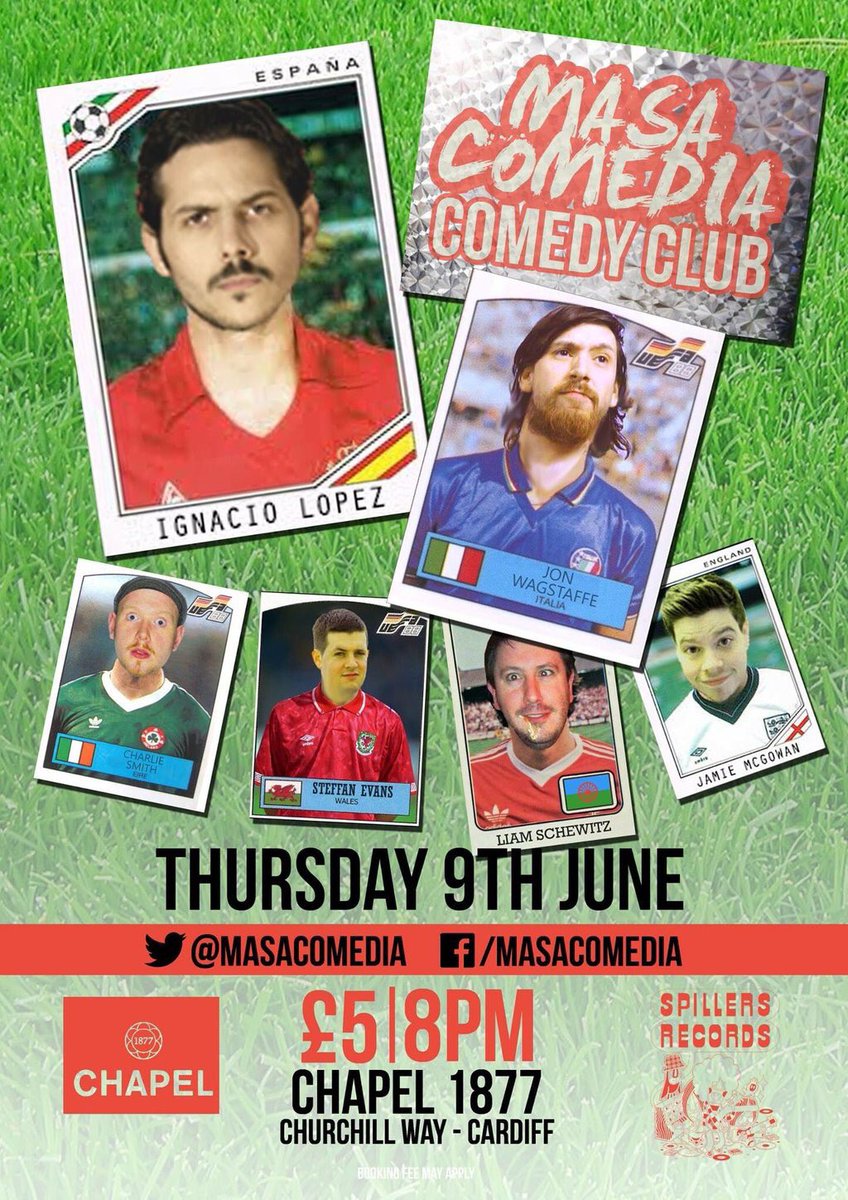 MasaComedia's tweet photo. @Paulintrobiz Top notch standup comedy at The Chapel tomorrow night! Champagne acts for Vimto prices. Please RT https://t.co/WjWbSBv0LO