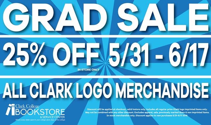 Go2Clark's tweet photo. Pick up penguin gear for 25% off 5/31-6/17! Show your school spirit! #gradsale @ClarkBookstore https://t.co/ksIHqMvaqd