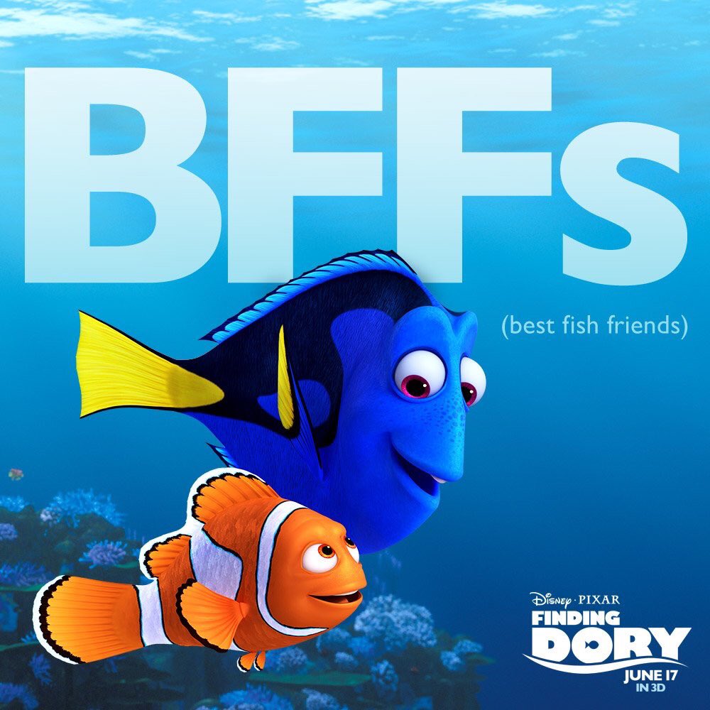 #HappyBestFriendsDay #HappyNationalBestFriendDay #FindingDory