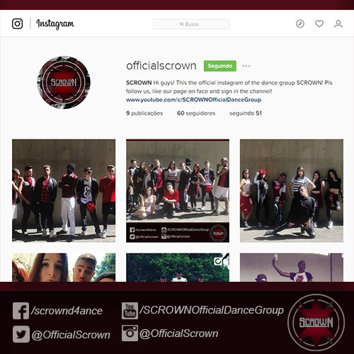 OFFICIALSCROWN's tweet photo. Confira as novidades do grupo no Instagram e no Twitter. Ambos possuem a mesmo nome de user @officialscrown! https://t.co/PDq26g1Fp4