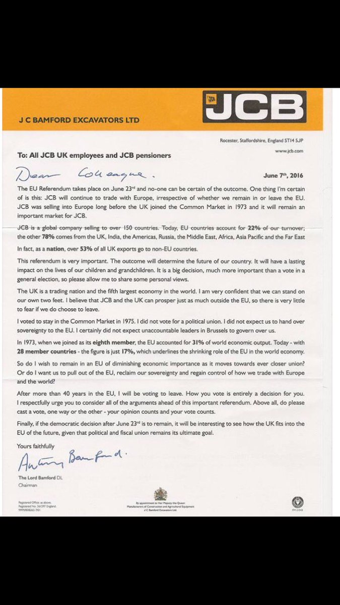 ....Do we believe the Chairman of one of the biggest family businesses in the UK