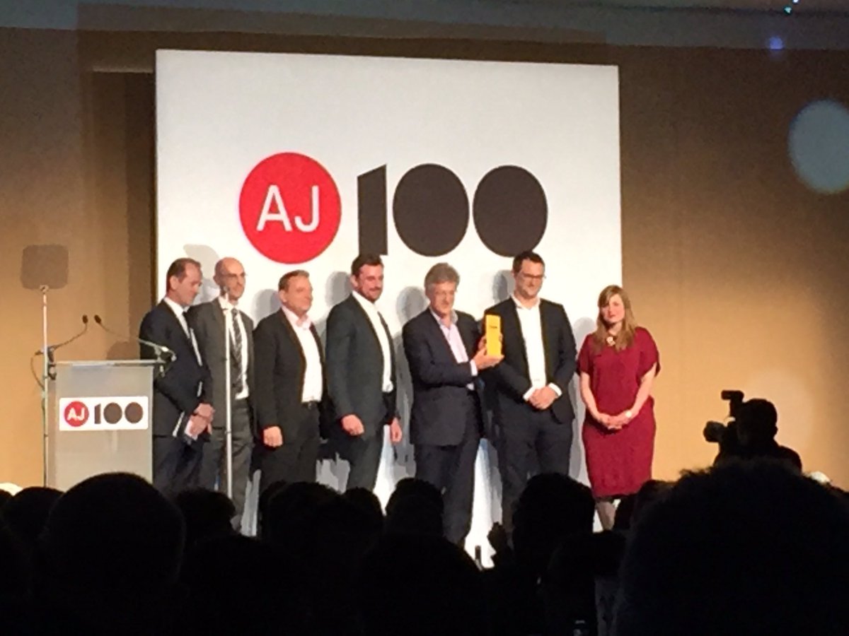 AukettSwanke's tweet photo. Congratulations to @Veretec_Studio for winning Executive Architect of the Year in the 2016 #AJ100! https://t.co/UIJKjUV0lx