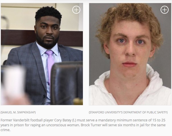 WORLDSTAR's tweet image. 2 rapists. 1 white &amp;amp; 1 black. The white guy gets 6 months in jail &amp;amp; the black guy gets 25yrs in prison.What is life?