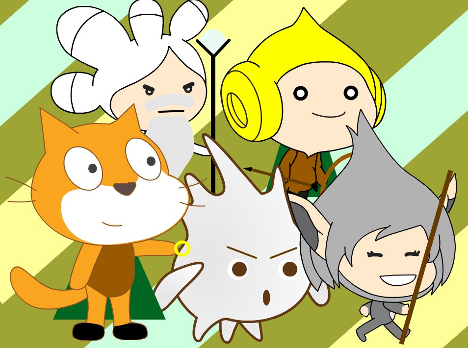 Lights, camera, action! Scratch Cat and Gobo &amp; Friends are the stars in this new studio! scratch.mit.edu/studios/2106460