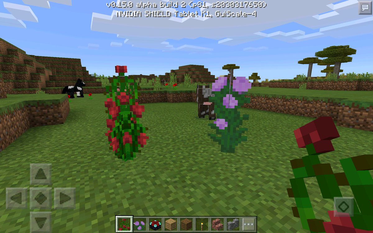 Minecraft News In Build 2 Of Mcpe 0 15 0 The Texture For Rose Bush And Peony Flowers Has Been Tweaked D