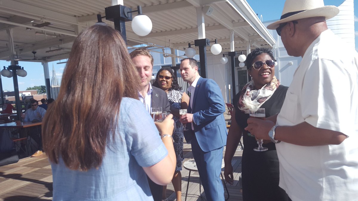 stacyldalton's tweet photo. Rooftop of The Durham with SEPC https://t.co/pAUA1sq19q