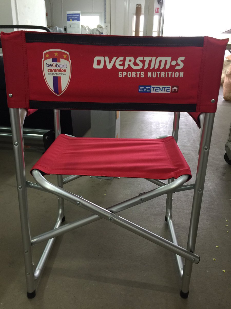Evotente's tweet image. OVERSTIMS équipera l'equipe néerlandaise du champ. du monde cyclo cross M. Van Der Poel avec des sièges EVOTENTE.