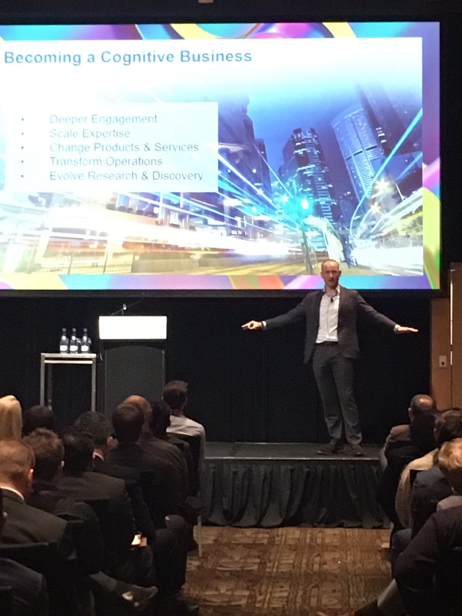 RJMcMahon's tweet photo. Cognitive computing can enable many capabilities - from deepening engagement to evolving research #IBMAgenda https://t.co/MxGnVJUyMM