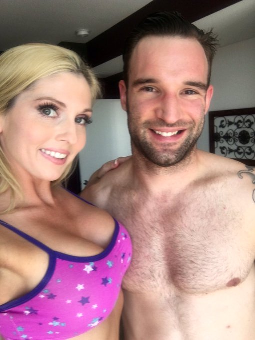 #AnotherDayInTheOffice making some #PornMagic with that hottie @iluvchristie ??????? Thanks to @NickeyMilo