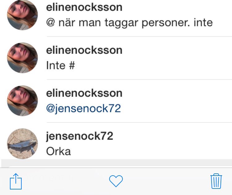 elinenocksson's tweet photo. Pappa skaffat insta https://t.co/PEhpZ2d9a0