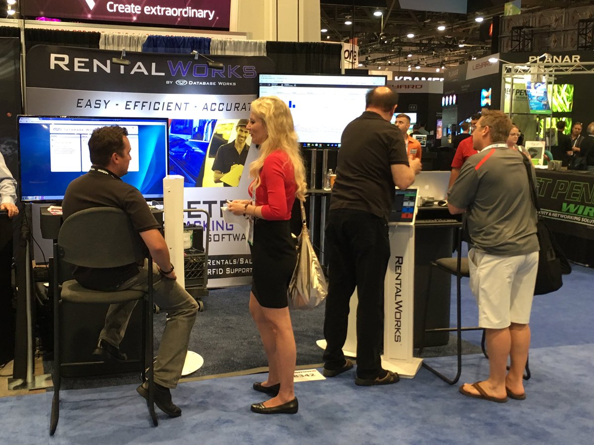 DatabaseWorks's tweet photo. #InfoComm16 #AVtweetup #avtweeps #databaseworks https://t.co/tc5RLOjWoA