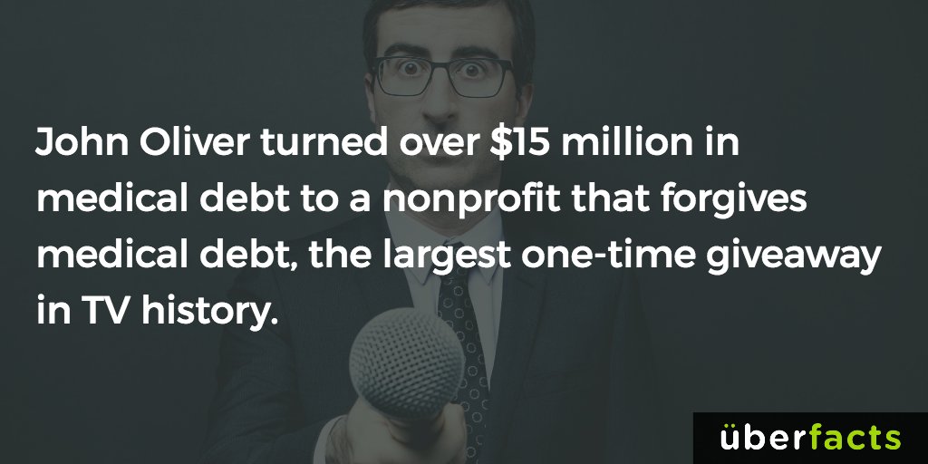 UberFacts's tweet image. John Oliver...