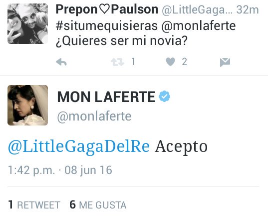 monlagaga's tweet image. Soy la persona mas feliz del mundo, la amo un bueeeen