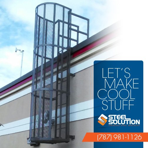 SteelSolutionPR's tweet image. Need industrial steel stairs for your business?  Call us today. 787-981-1126 #SteelSolution #StainlessSteel