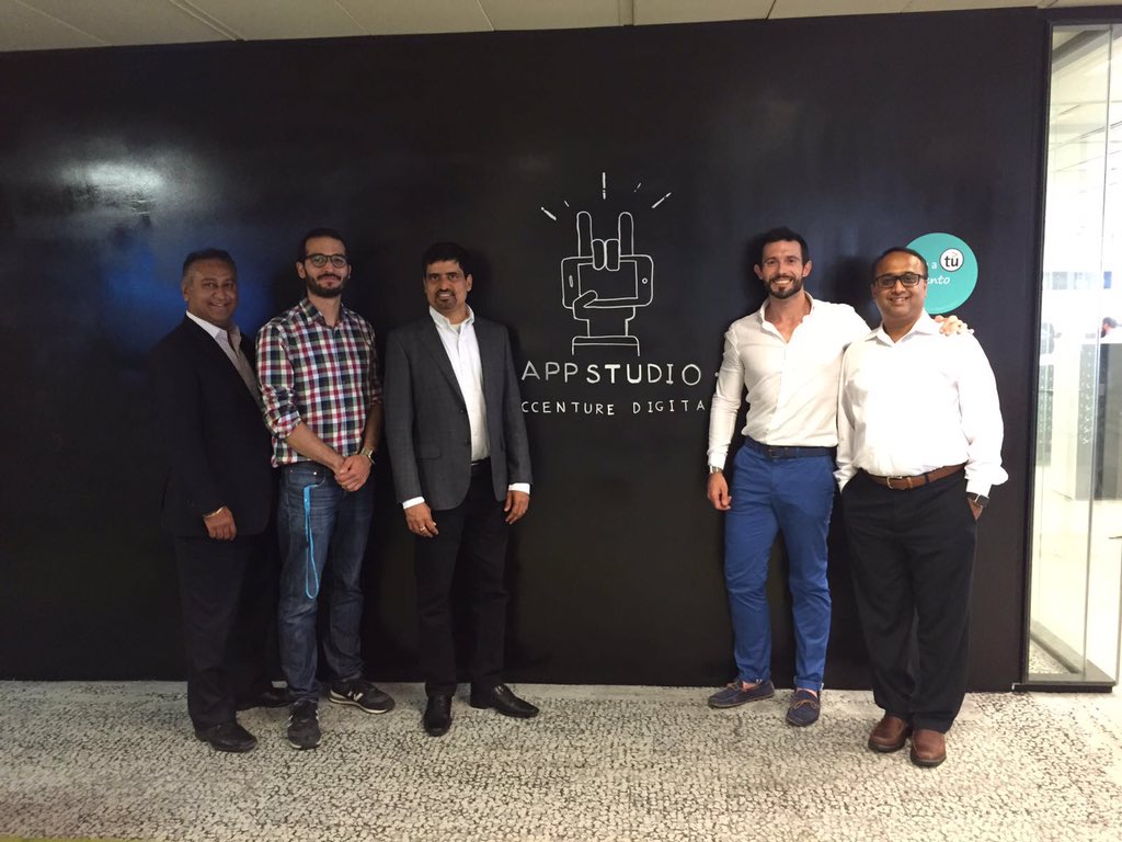 srinidath's tweet photo. @MobilityWise - with our App Studio team in Madrid ... https://t.co/LzLJejD1eY