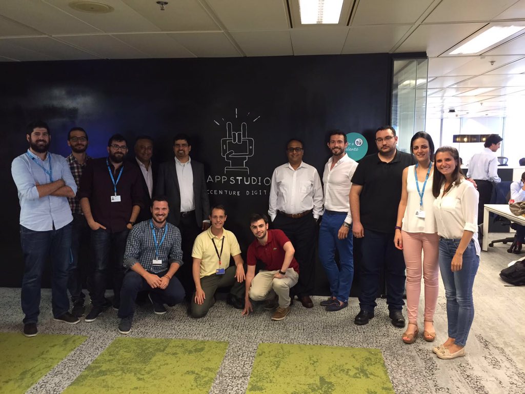 srinidath's tweet photo. @MobilityWise - with our App Studio team in Madrid ... https://t.co/LzLJejD1eY