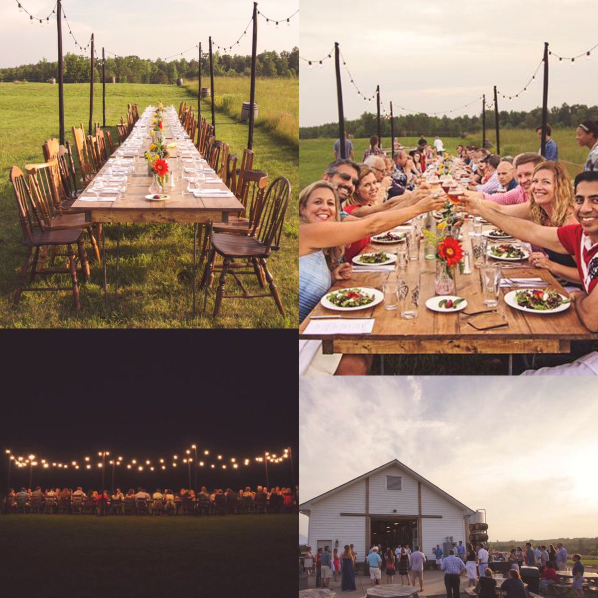 LCCB_FarmBrews's tweet photo. Had a great time hosting @DineInTheField at the Farm. Fun people &amp; delicious food. https://t.co/SenucGSDr0