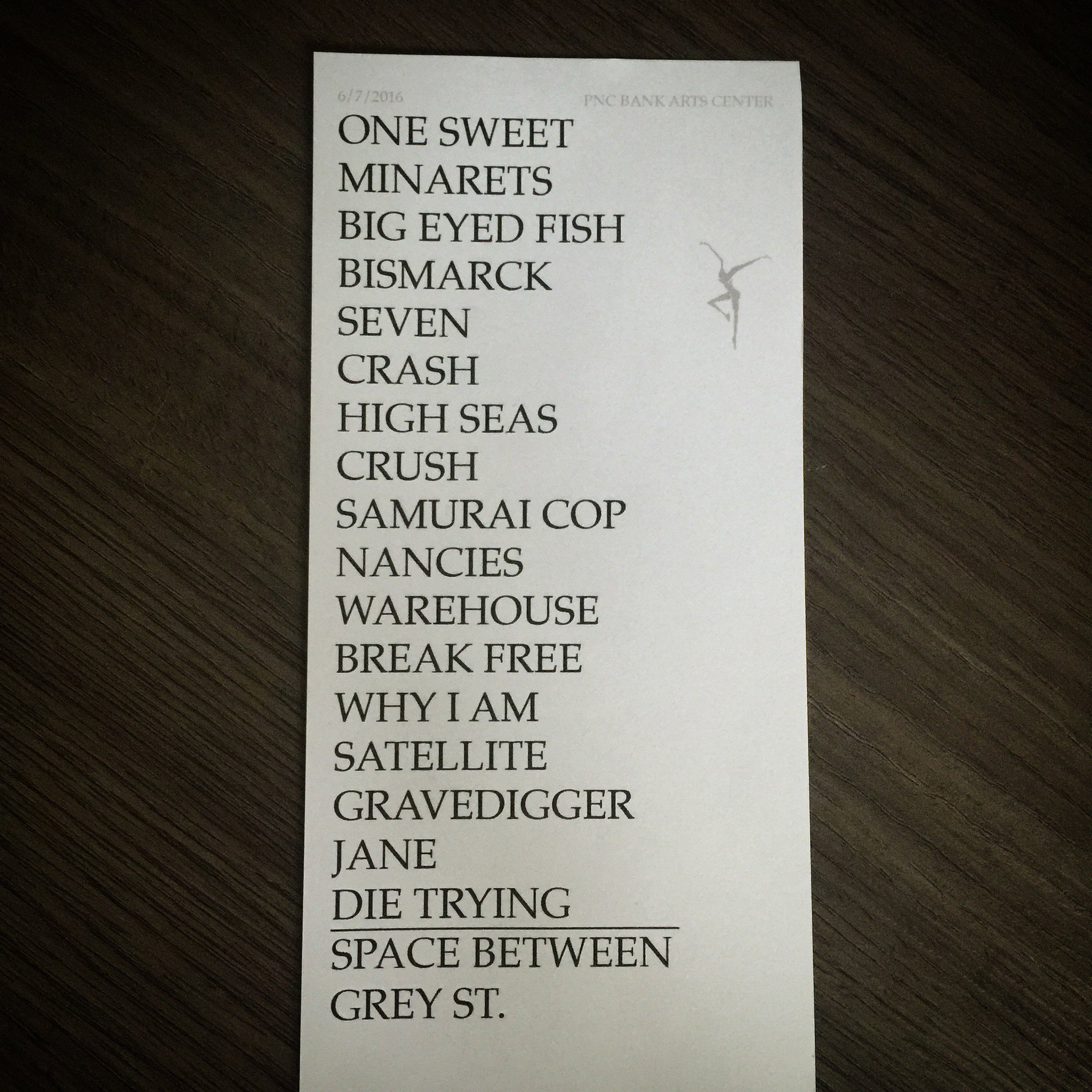 dave matthews band on Twitter "June 7, 2016 DMB25 PNC Bank Arts
