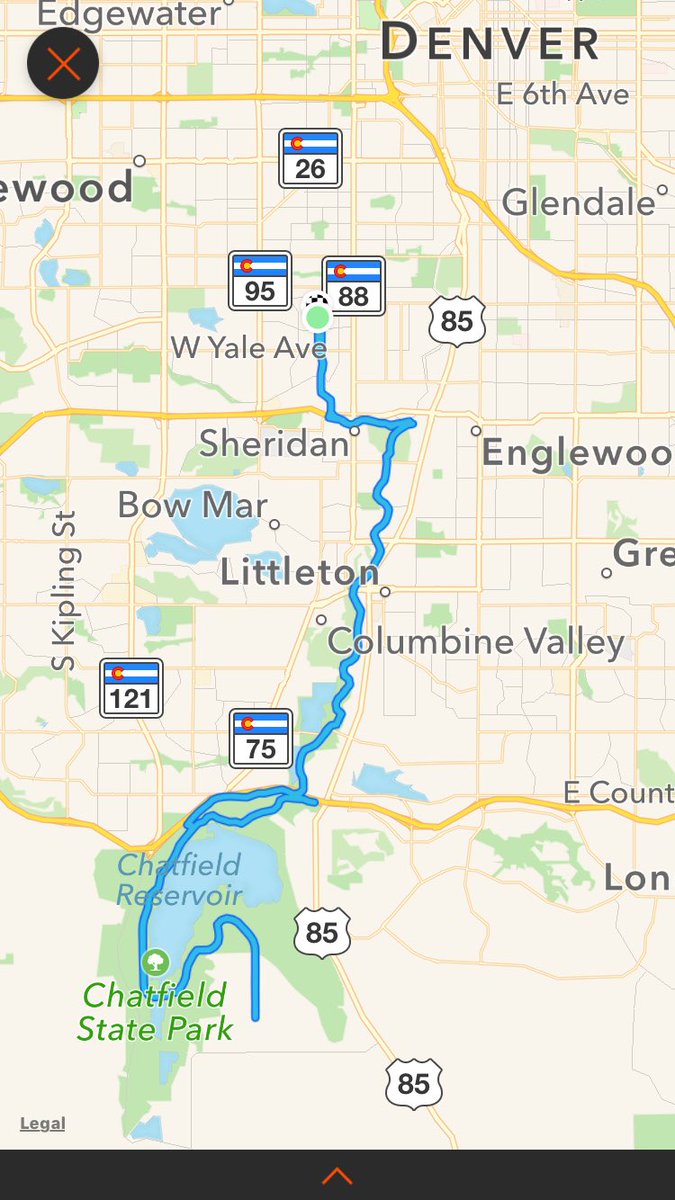 timaxiom's tweet photo. 40 miles thru Chatfield State Park! #roadcycling #thronebicycles #phantom #lovecolorado #mickeysmaltliqour https://t.co/OjtIWvCMzd