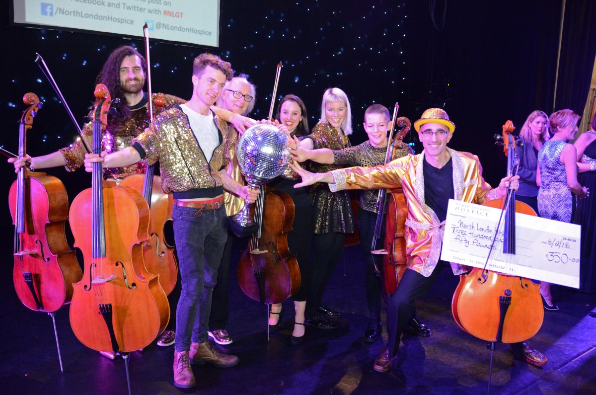 Congratulations: Ricky Chatto and his band Massive Violins on winning North London Got Talent