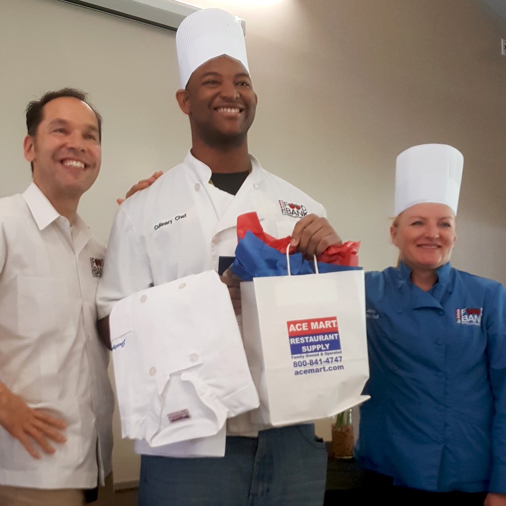 Congrats to the 7 cooks who recently graduated from the <a href="/ProvPlace/">Providence Place</a> Center for Higher Independence! <a href="/safoodbank/">San Antonio Food Bank</a>