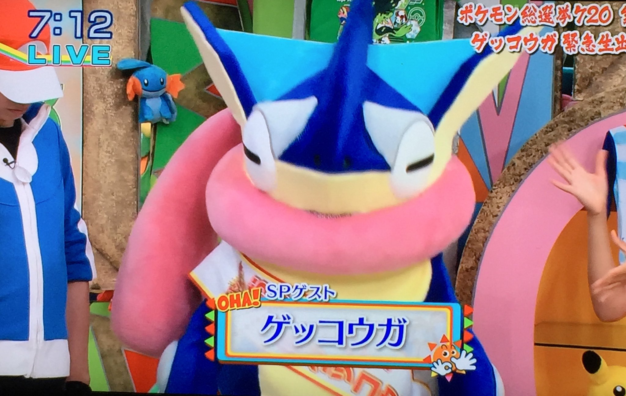 O Xrhsths にかいち Sto Twitter 着ぐるみゲッコウガさんかわいい T Co Dejcwz1wsx Twitter