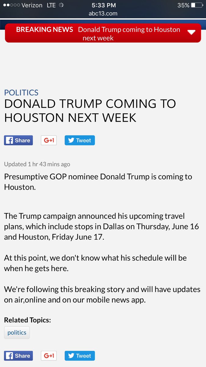 SanJac4Trump's tweet photo. Lets go Houston! https://t.co/yemMIWDZBB