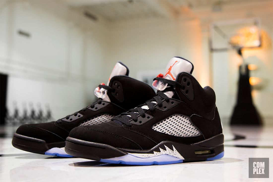 Air Jordan 5 White/Metallic Silver 2015 Remastered