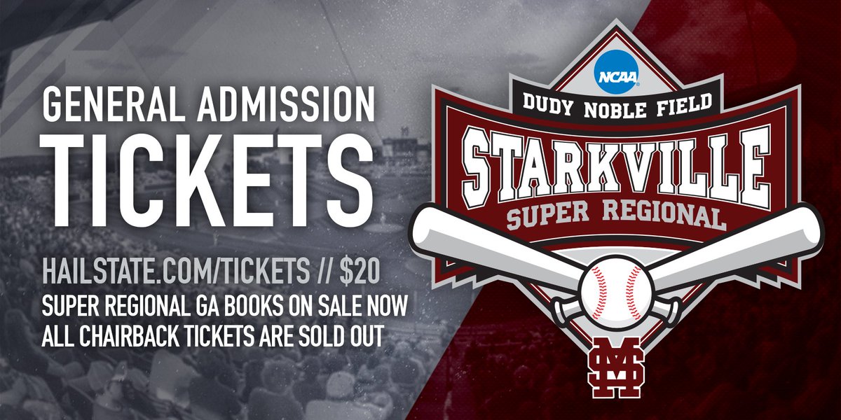 HailStateBB's tweet image. Save time. Skip the lines. Buy your GA tickets for #NCAAStarkville tickets tonight! 

🎟 -&amp;gt; hailst.at/1sGffk8