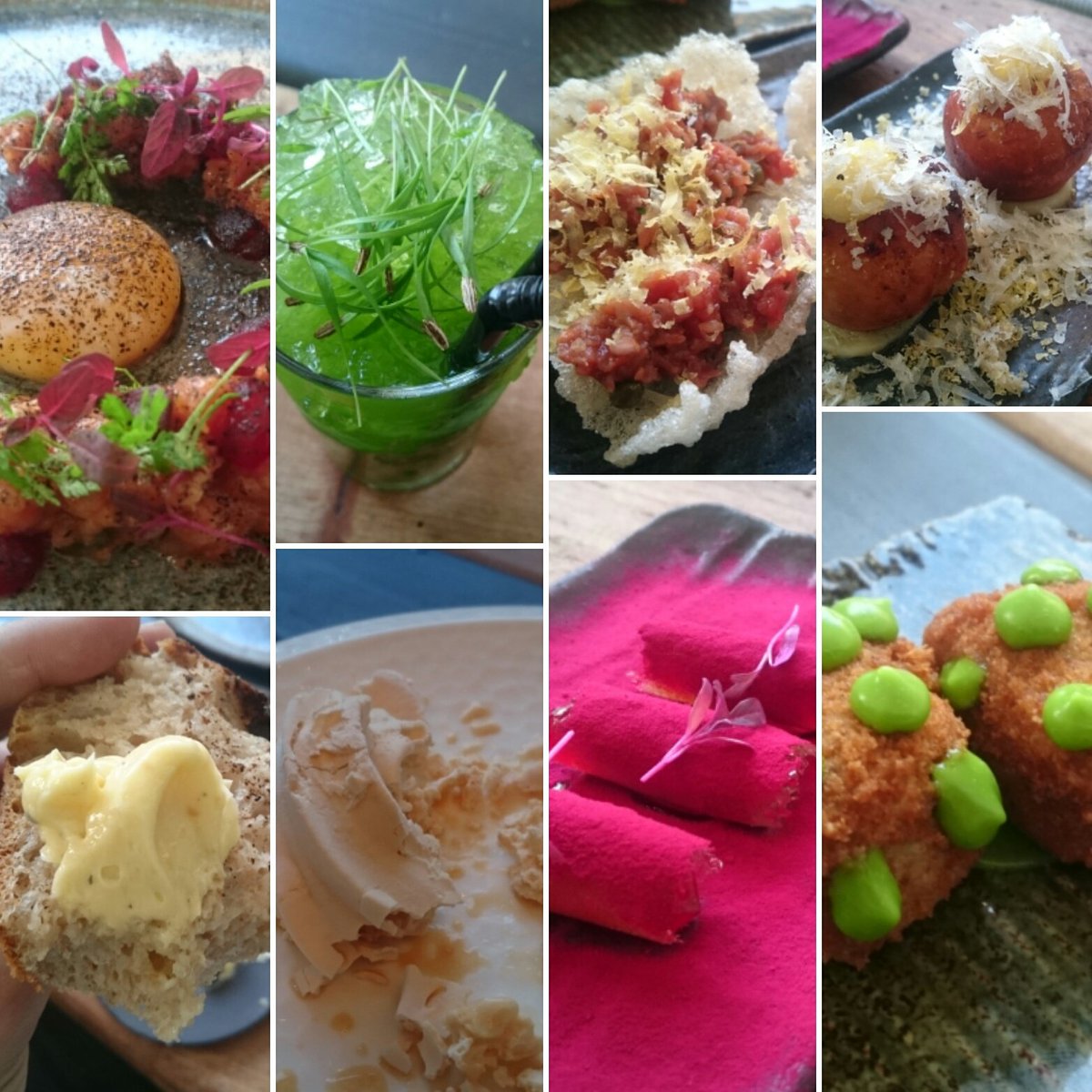 Just a small selection of snacks by @AdamHandling from @TheFrogE1 this evening... Can't wait to go back! #stuffed