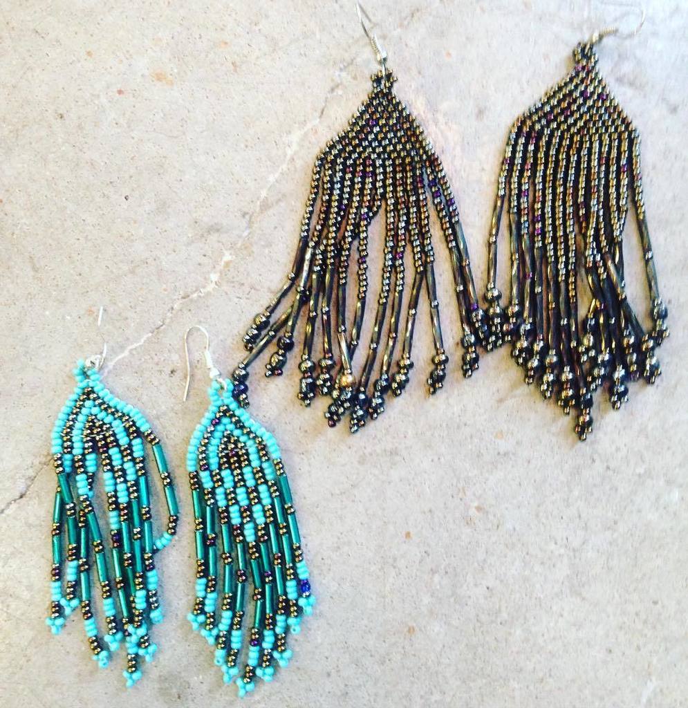 LavoAustin's tweet photo. New arrivals!!! Beaded earrings! Can't miss out on these... #earrings #h #fashion #beads #handmade #unique #colorfu… https://t.co/1ld6PdQh0V