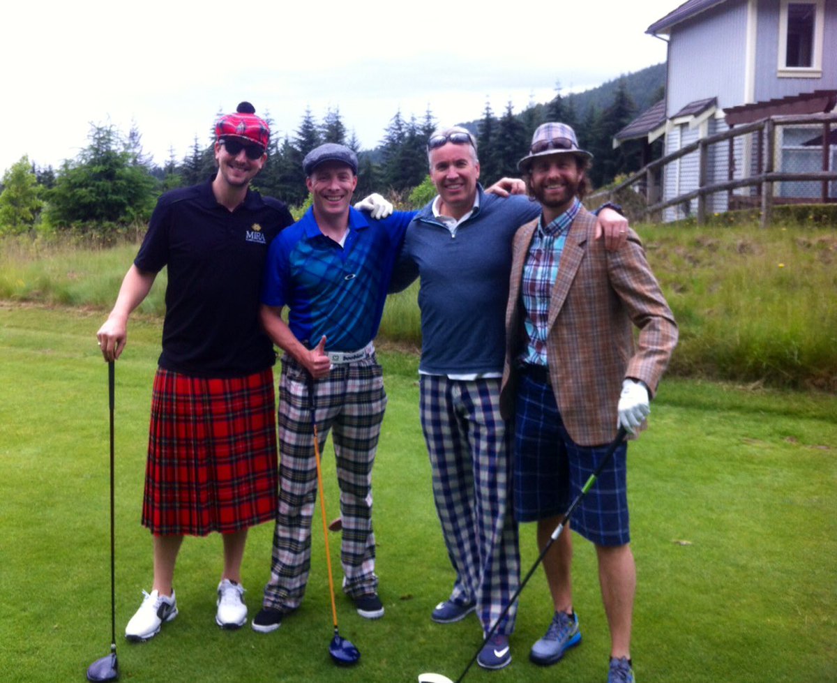 All plaid and smiles <a href="/TriCitiesCoC/">Tri-Cities Chamber</a> golf Classic