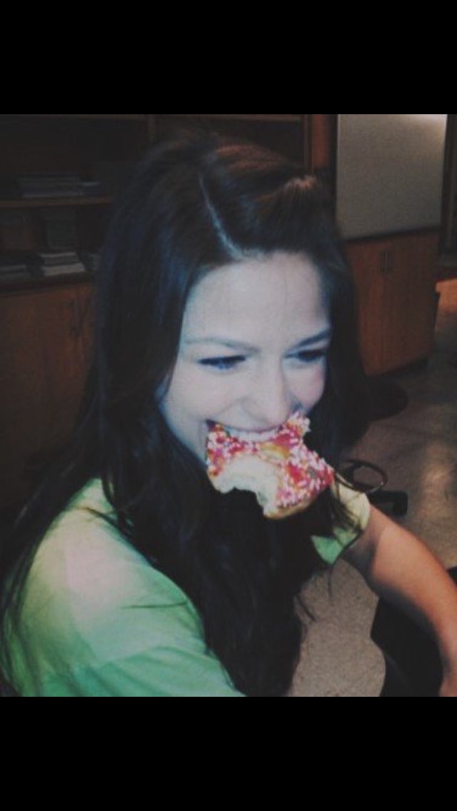 Since I missed #NationalDonutDay for some reason, here's some pic of me eating my fave fried dough treat