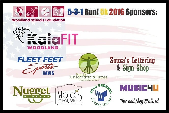 Thank you to our 4th of July run sponsors. We're very blessed to have Kaia FIT Woodland hosting our event.