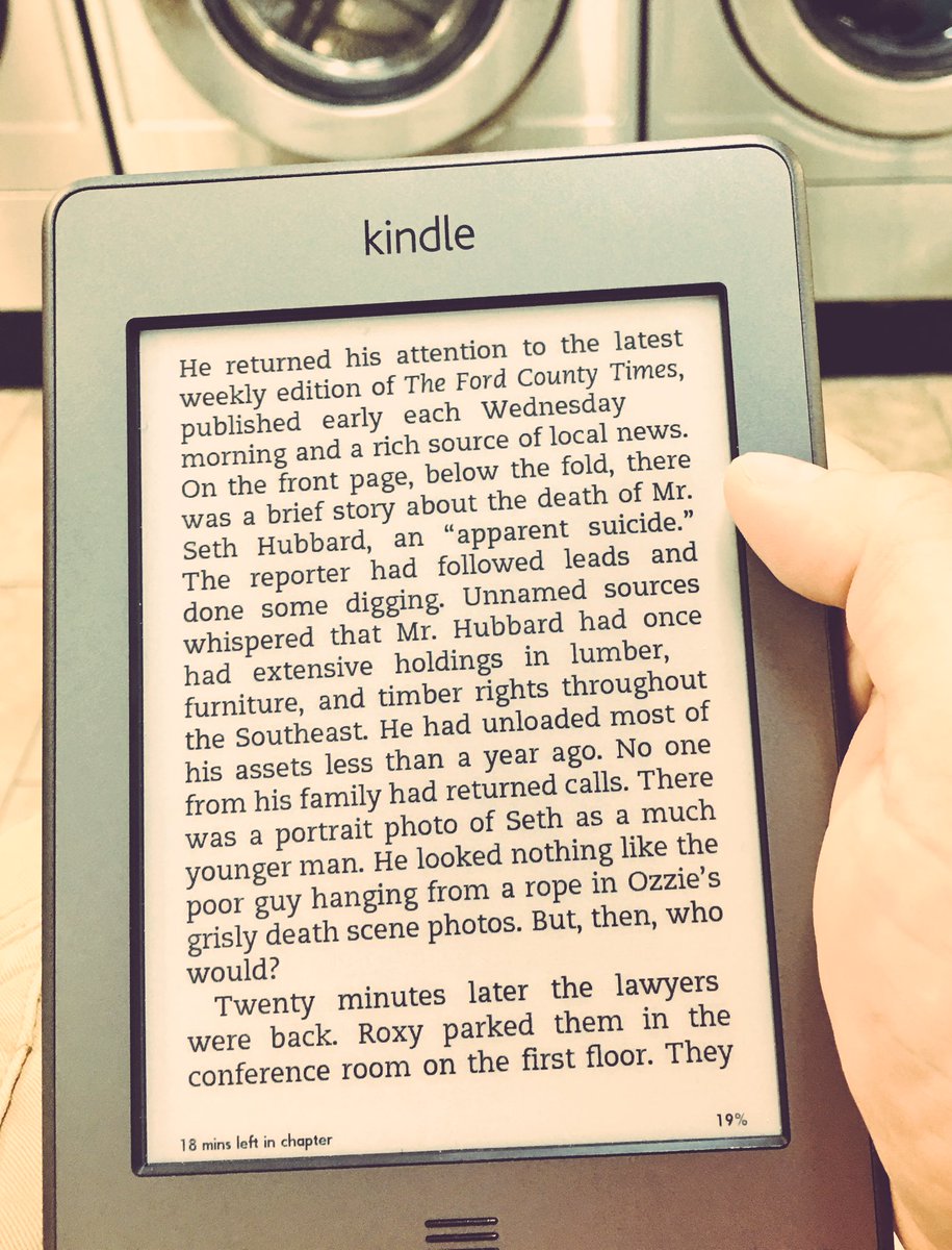 Ron_Torres_JD's tweet photo. Very much enjoying #SycamoreRow @JohnGrisham--especially after completing #Wills&Trusts this spring. Must read! https://t.co/XA9kWCe9HA