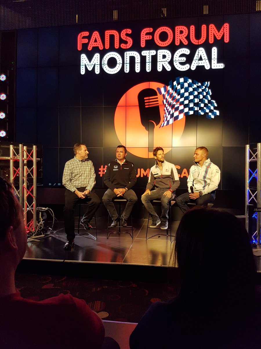 EastCoastFolk's tweet photo. Had a fab time at @ForumGPCan held at @CasinoMontreal thank to @RGrosjean @ValtteriBottas @eboullier for attending. https://t.co/S7F3NpbL1o