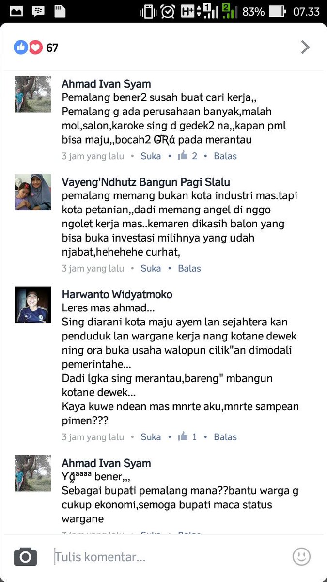 suara_PML's tweet photo. Pemalang termasuk jawa Tengah juga kan ya, bisa lah Pak @ganjarpranowo ikut liat suara wong Pemalang yg gak terkenal https://t.co/oo4KIKJ5Ax