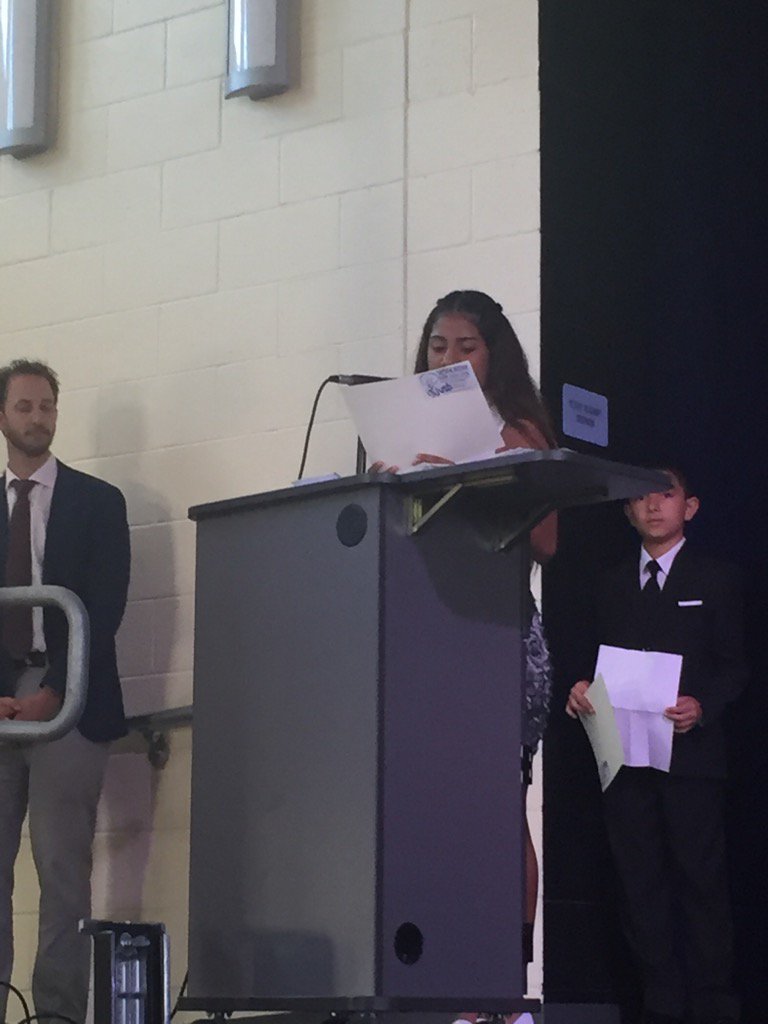 MMSRoadrunners's tweet photo. Our awesome student Angelica speaking about her experience at MMS. #mmspride https://t.co/y8wA9NveIr